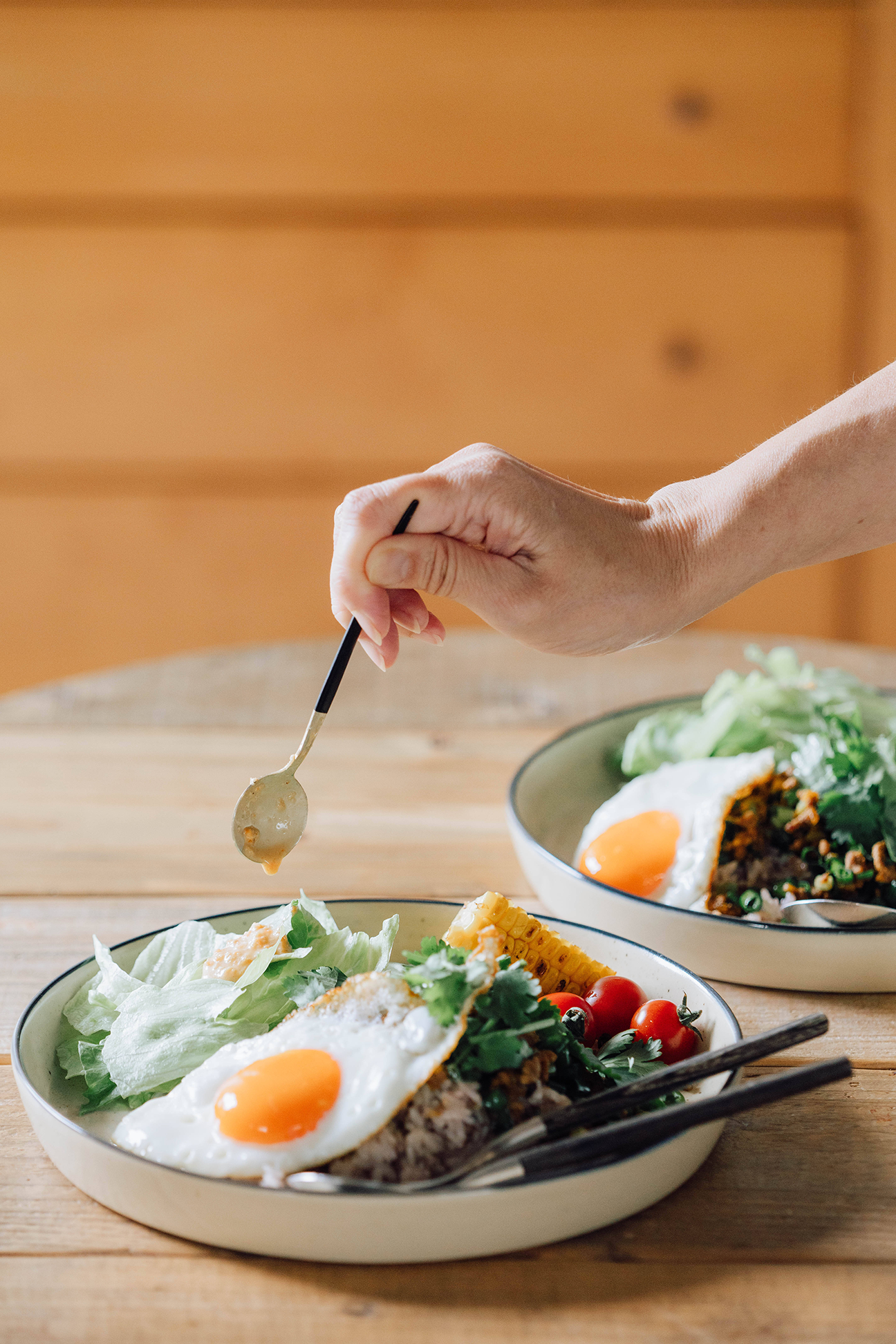 料理写真　カフェのワンプレートランチ